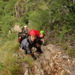 on Mauri e Miki Ferrata Burrone Giovanelli